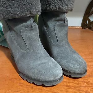 Ugg Gray Kyra Wedge Bootie